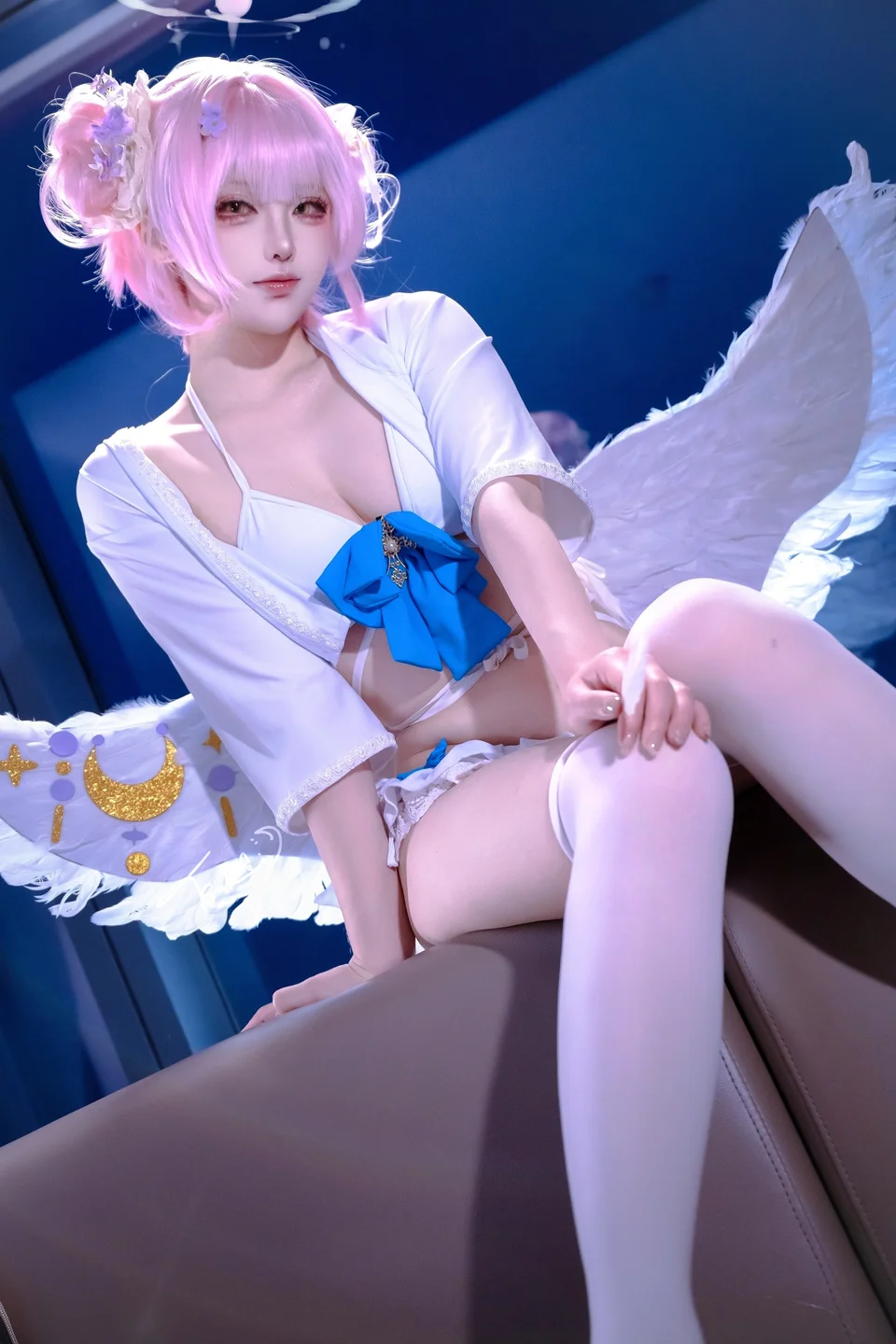 Tsuki_月隐 - 圣园未花 [16P-134MB] tg@simisebaisi 【丝足阁】015.webp